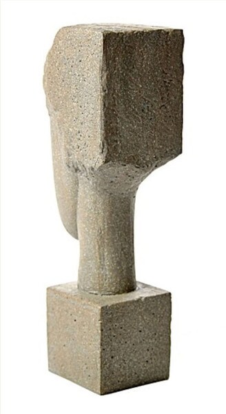 Italian painter Modigliani Cubic Head Sculpture Replica Statue Cubists
